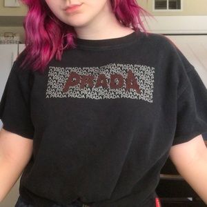 Vintage Prada Cropped Tee